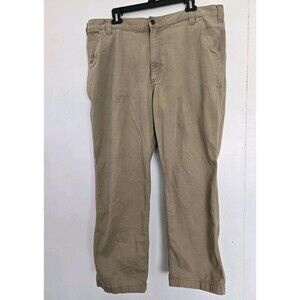Carhartt Pants Mens 40x27 Beige Rugged Flex Relaxed Fit Khaki Work‎ 102291-253